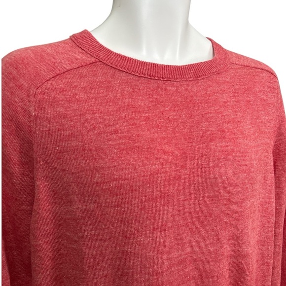 J. Crew Men’s Linen Cotton Blend Lightweight Crew Neck Sweater, Size Medium - Picture 5 of 7